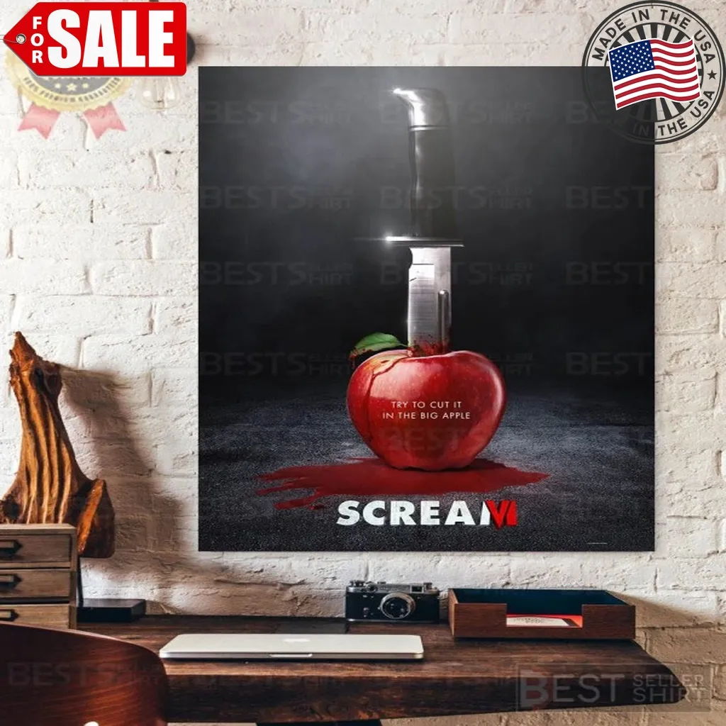 Scream Vi 2023 Poster Scream 6 Try To Cut It In The Big Apple Thanksgiving,Cute Mom Shirts