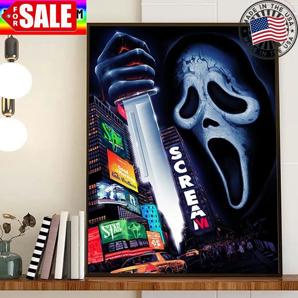 Scream Vi Official Poster Movie Home Decor Poster Canvas