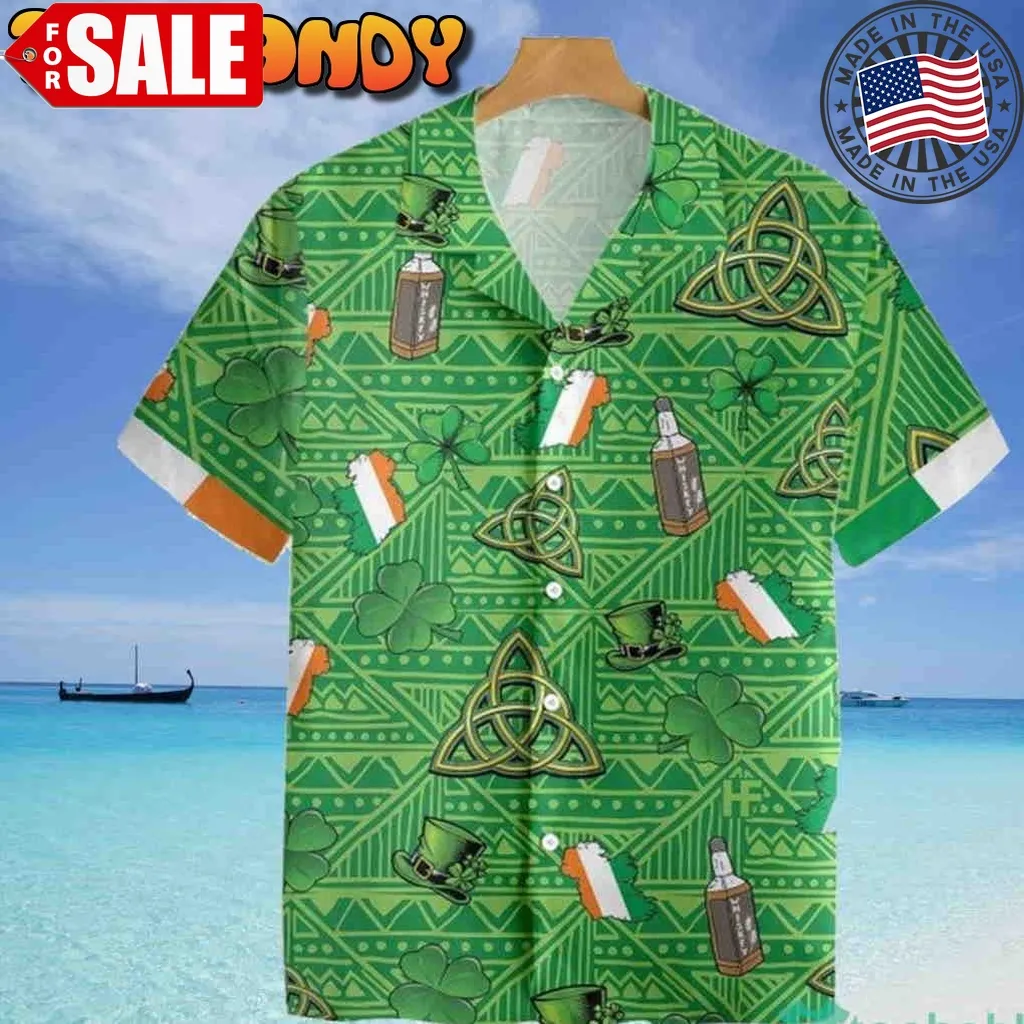 St Patrick's Day Aloha Hawaiian Shirt