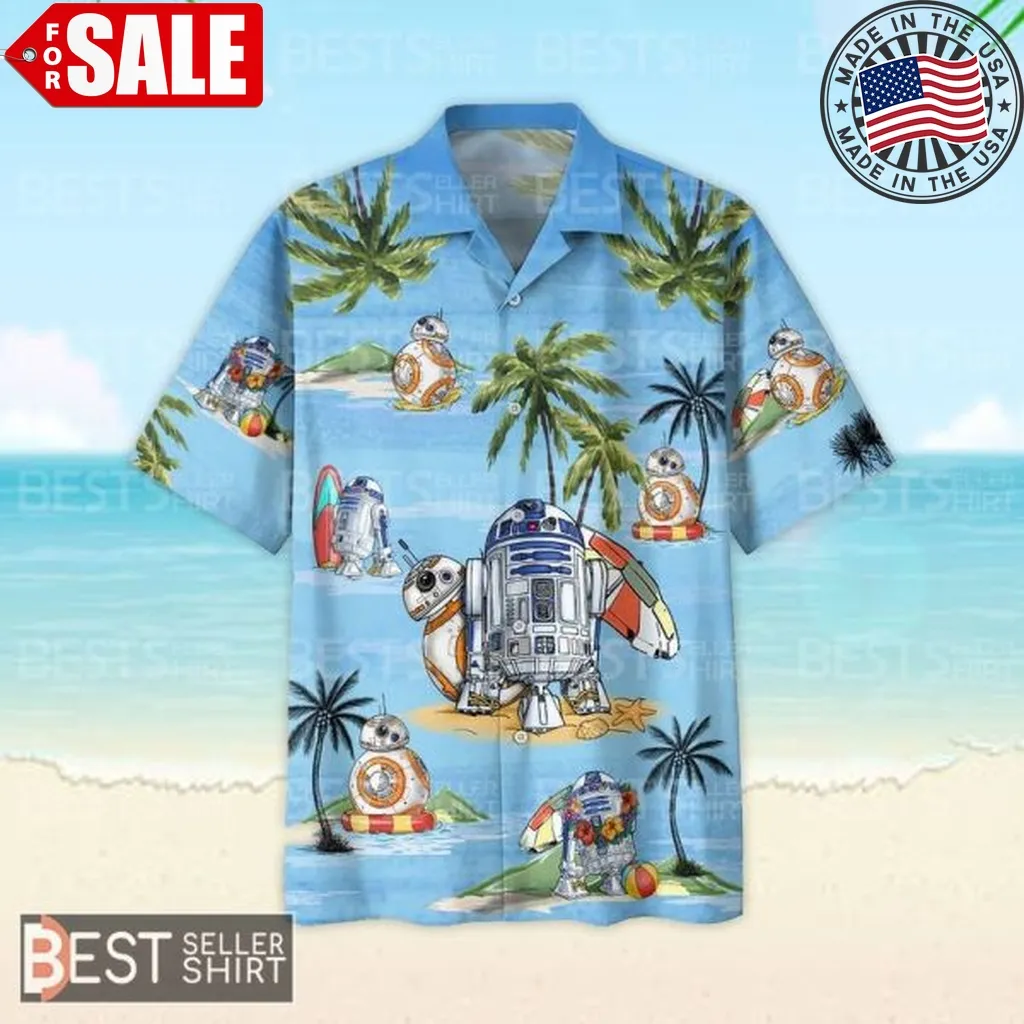 Star Wars Cartoon Palm Beach Star Wars Hawaiian Shirt