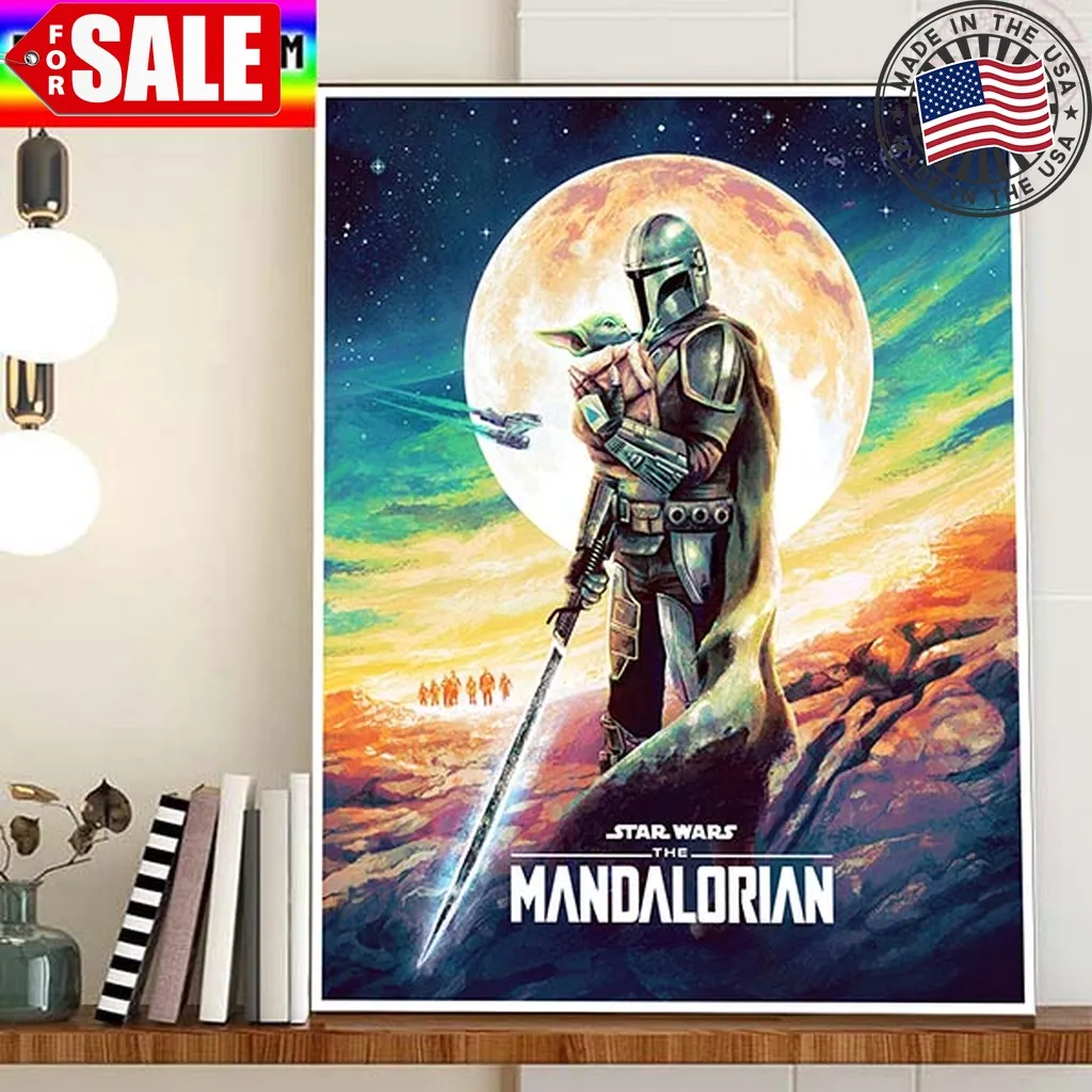 Star Wars The Mandalorian Season 3 Poster Home Decor Poster Canvas