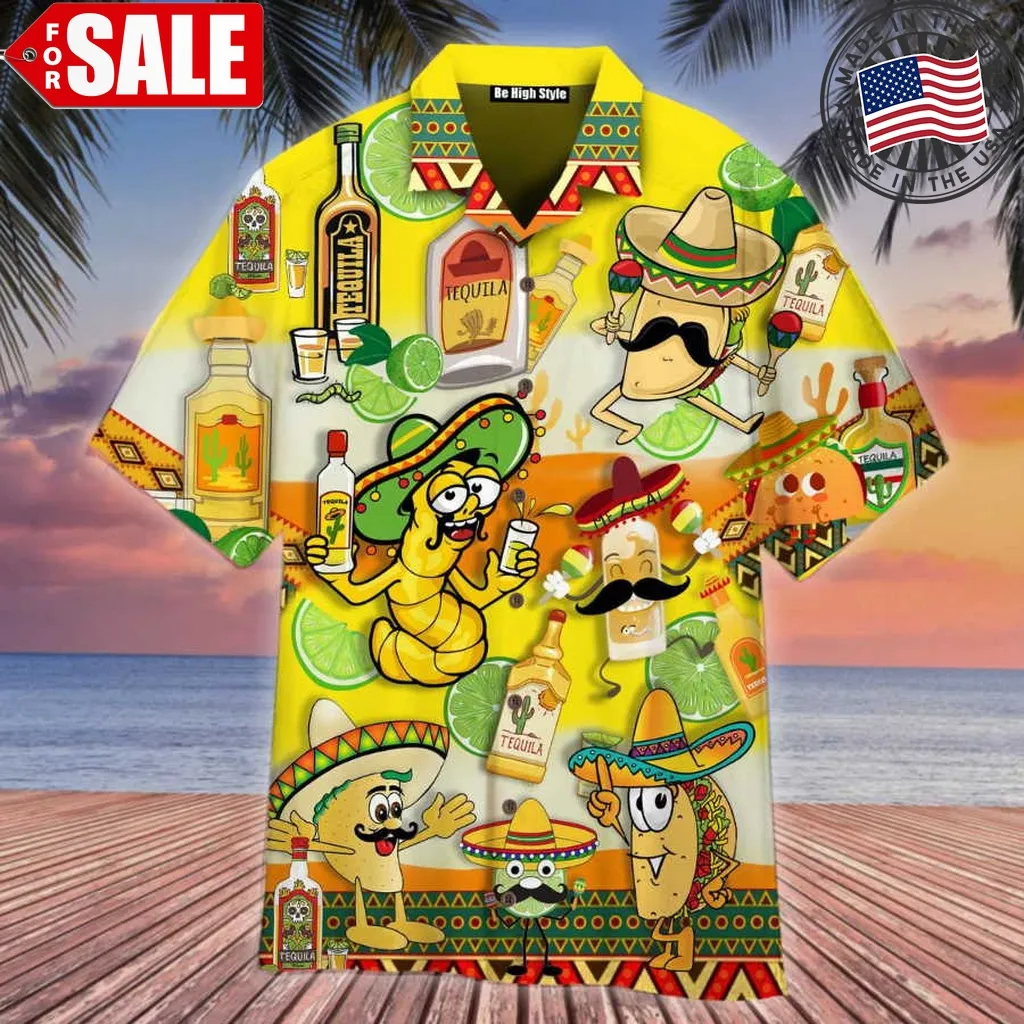 Tacos Tequila Hawaiian Shirt