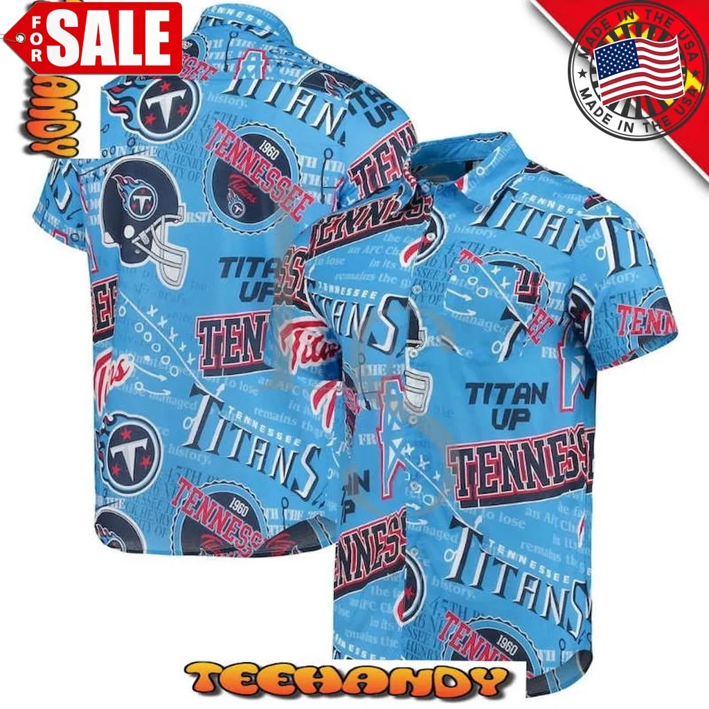Tennessee Titans Titan Up Hawaiian Shirt