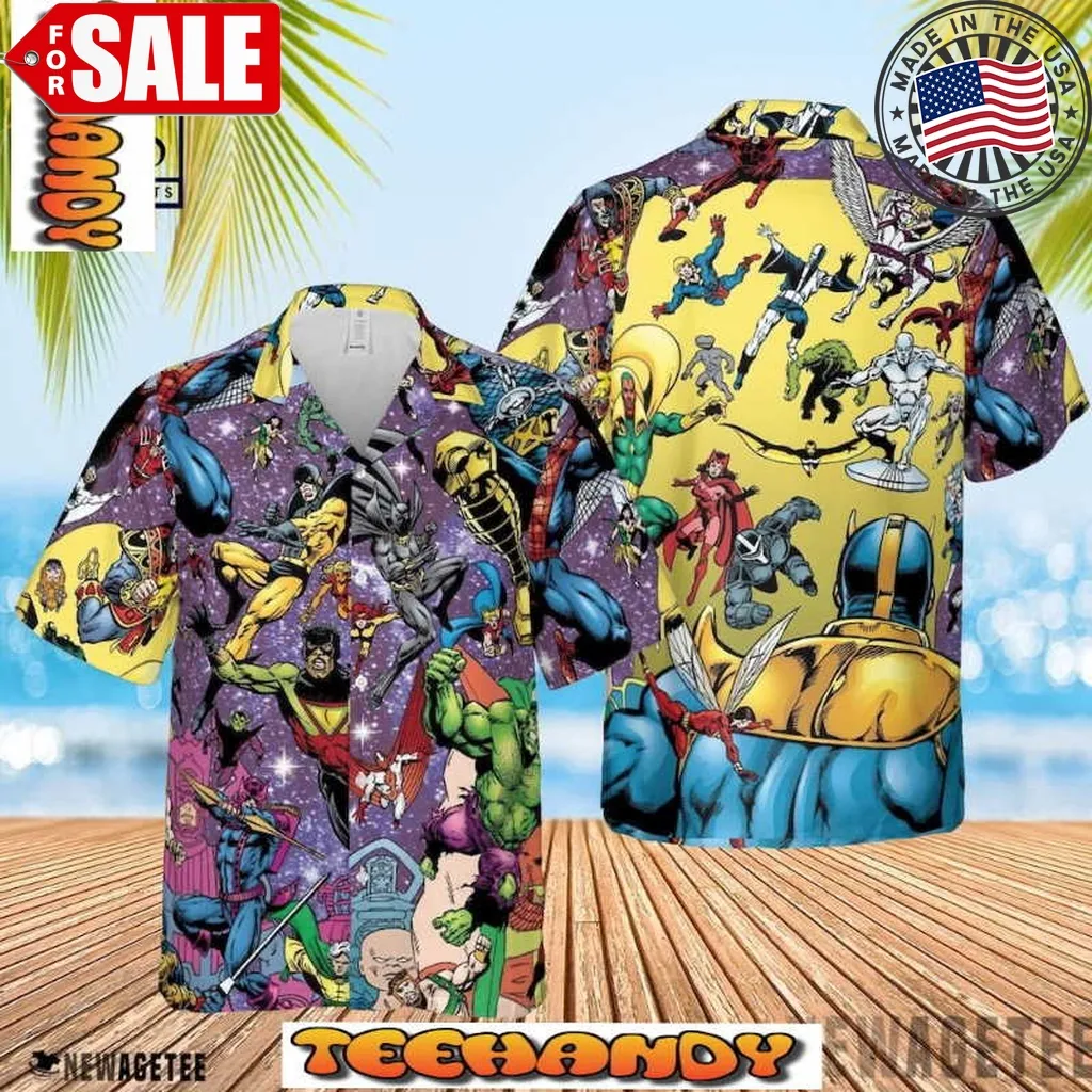 Thanos Marvel Vs Avengers Hawaiian Shirt