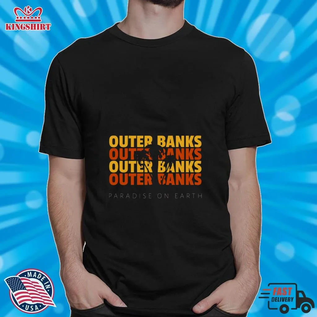 Cocomut Trees Outer Banks Fan Shirt