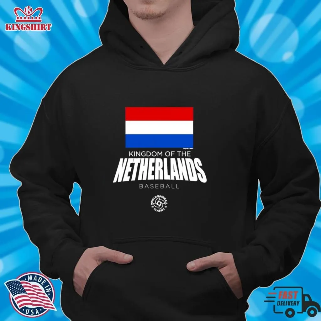 Netherlands Baseball Legends 2023 World Baseball Classic Federation Shirt Size up S to 4XL