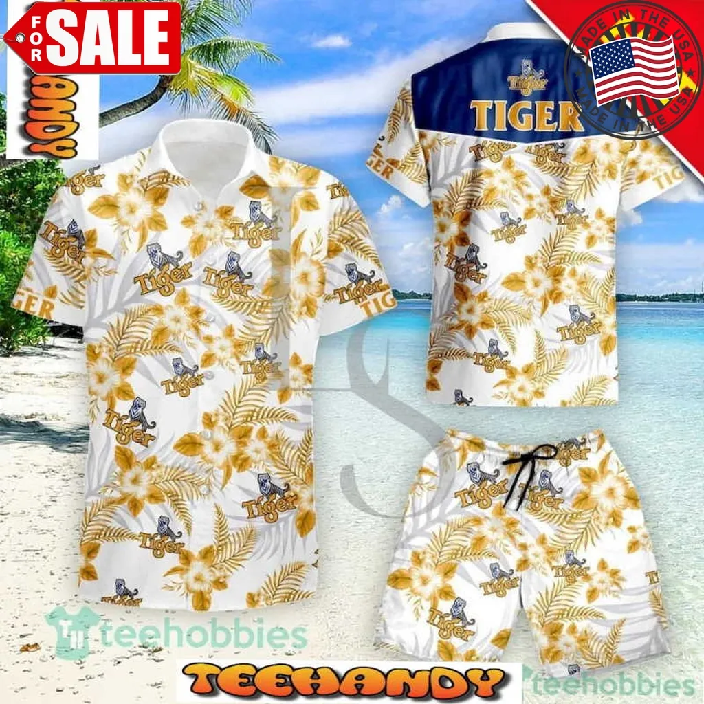 Tiger Beer Hawaii Summer Hawaiian Shirt And Short
