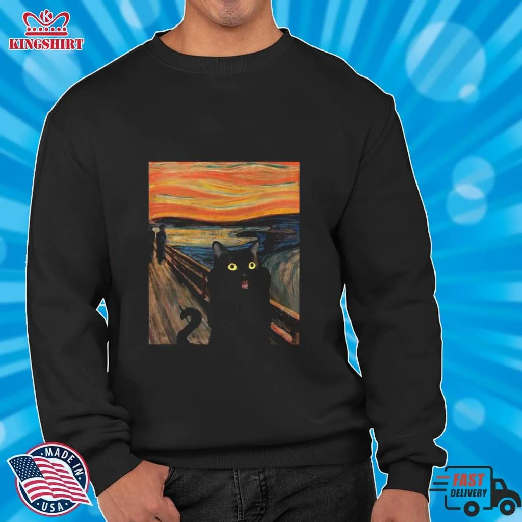 Cat Expressionism Painting Shirt