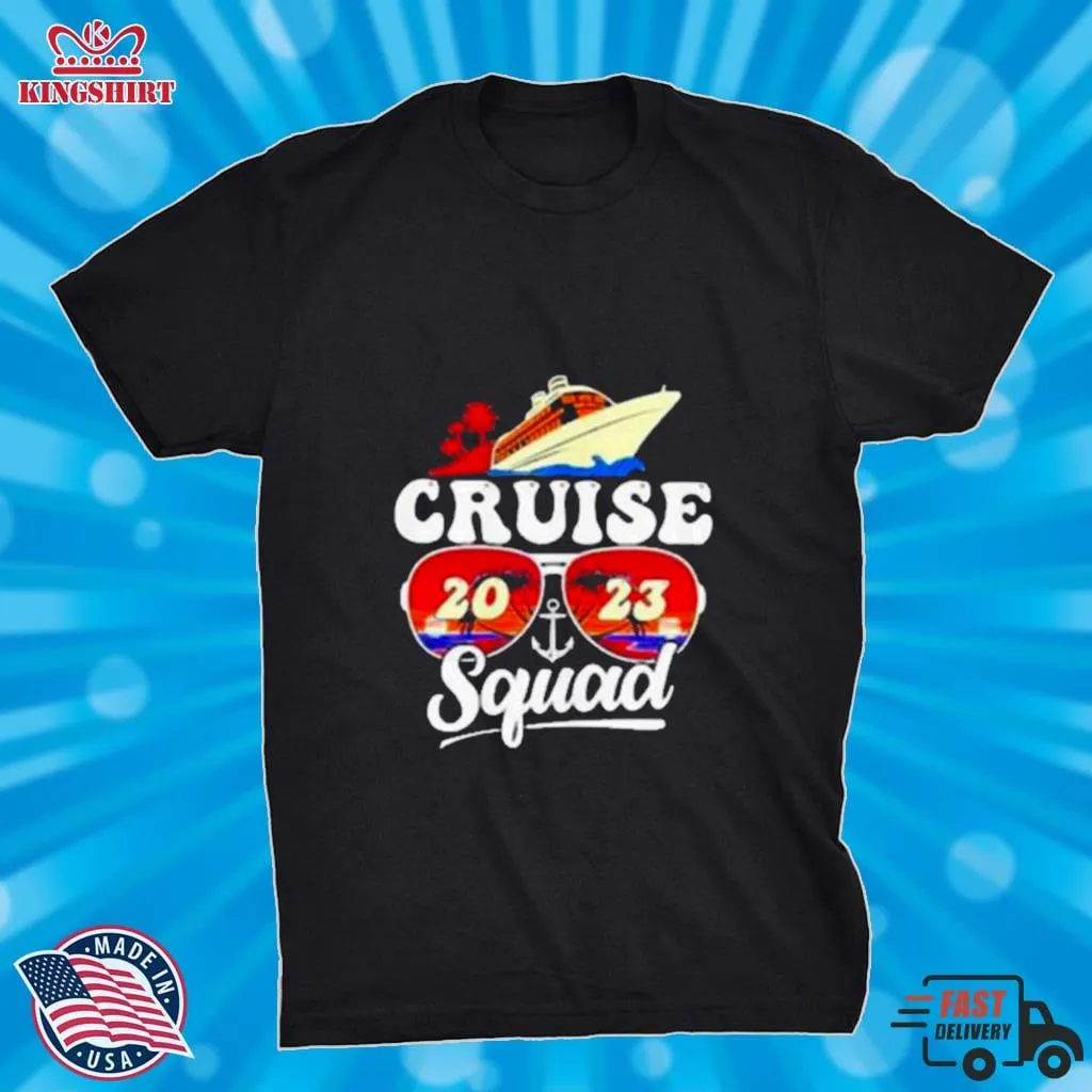 Cruise Trip Cruise Squad 2023 Summer Vacation Shirt