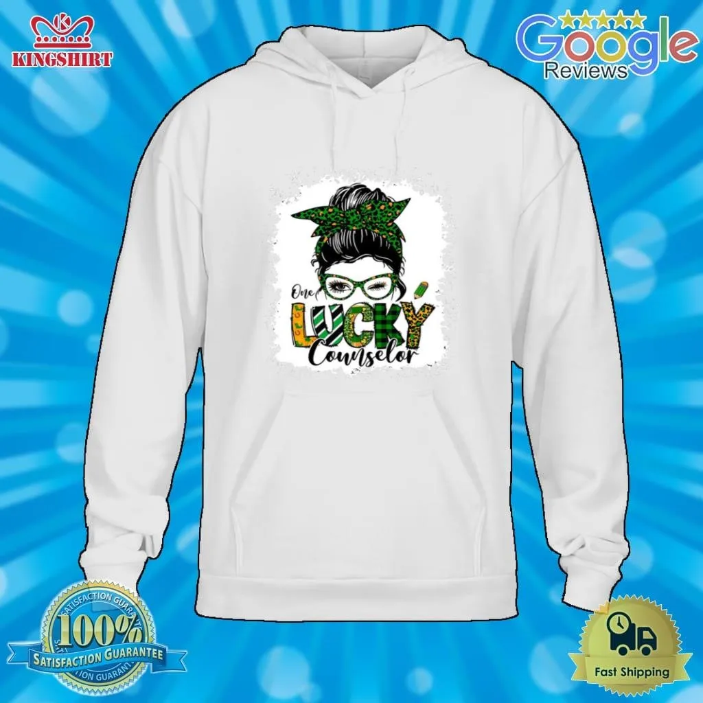 One Lucky Counselor Cute Shirt Plus Size Cute Mom Shirts