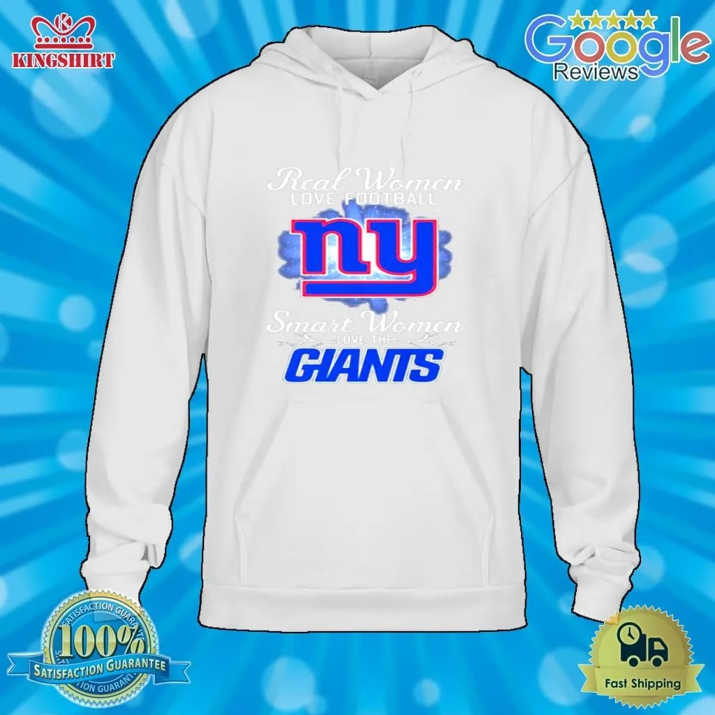 Real Women Love Football Smart Women Love The New York Giants 2023 Logo Shirt Plus Size