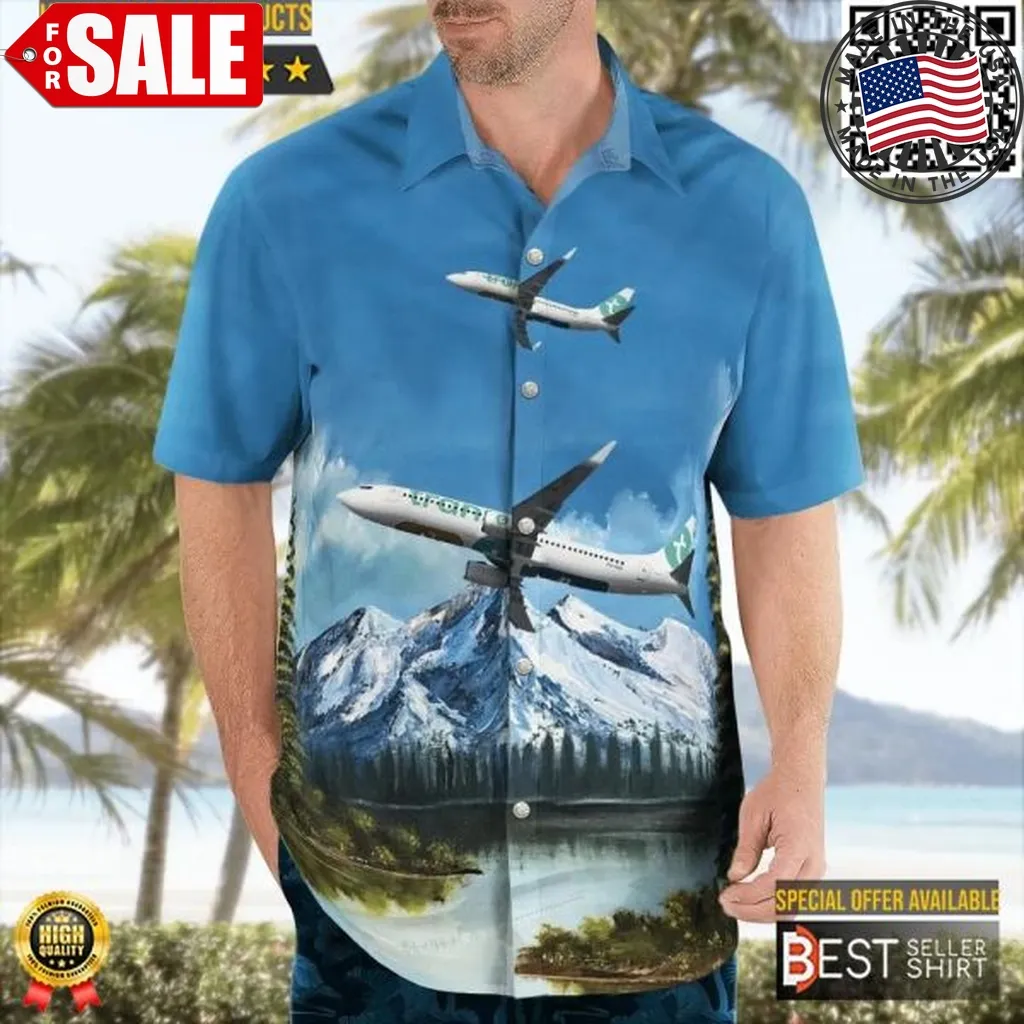 Transavia Boeing 737 800 Aircraft Hawaiian Shirt