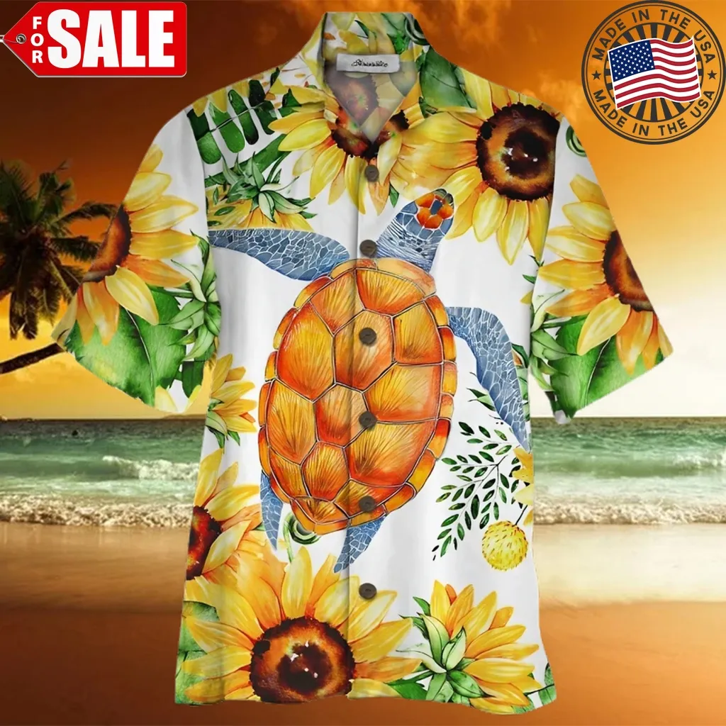 Turtle Colorful Amazing Design Unisex Hawaiian Shirt