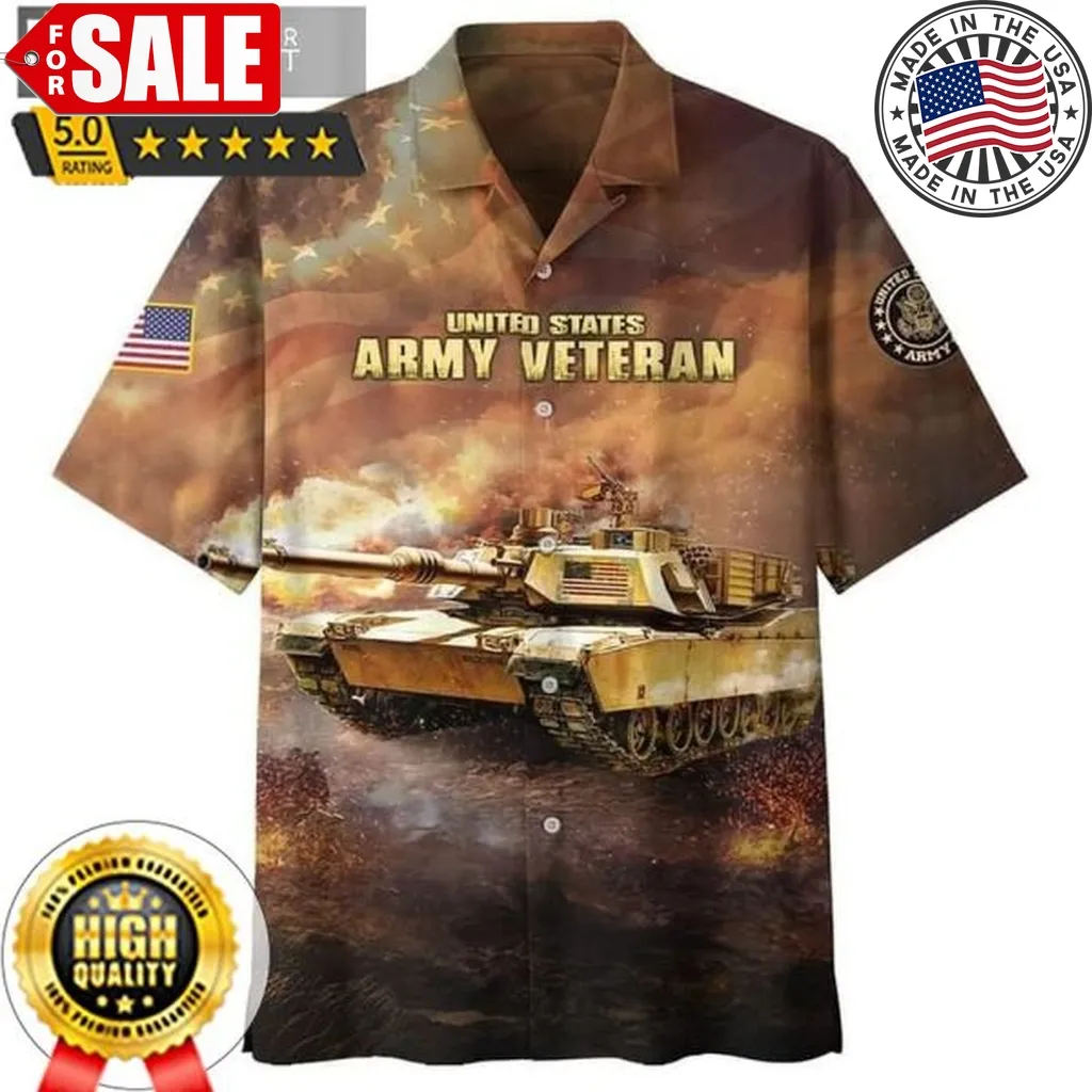 United States Army Veteran Hawaiian Shirt Veteran Gifts