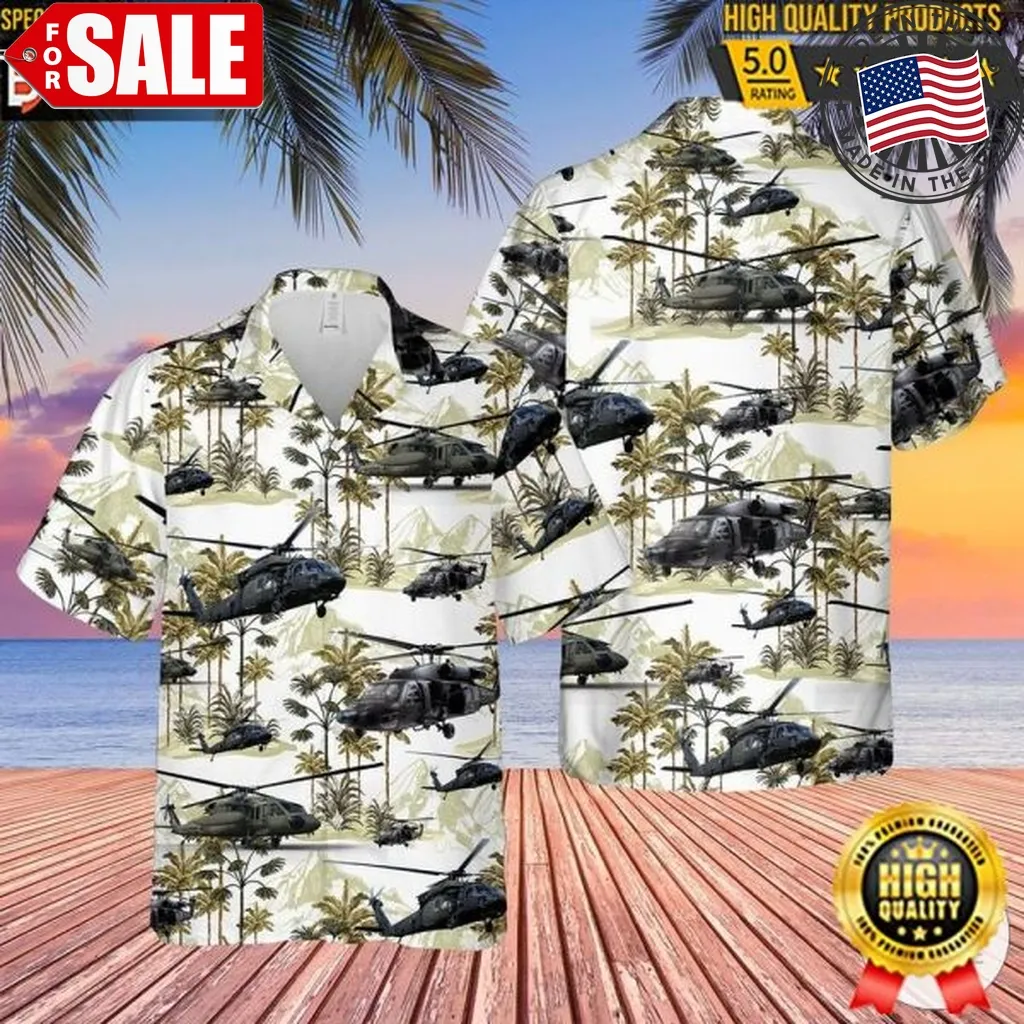 Us Army Sikorsky Uh 60 Black Hawk Hawaiian Shirt Set Shorts Veteran Gifts Military Retirement Gifts