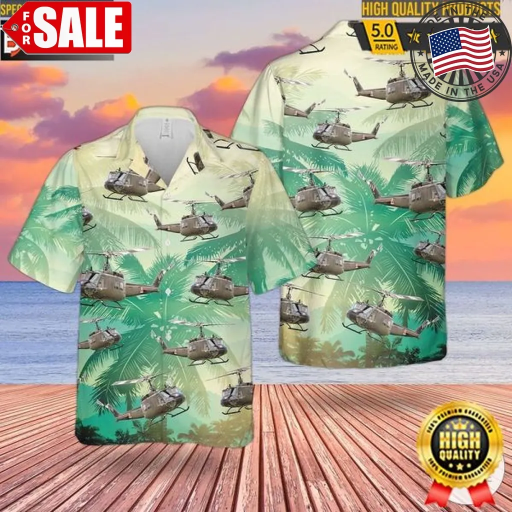 Us Army Uh 1 Huey Hawaiian Shirt Set Shorts Veteran Gifts Military Retirement Gifts