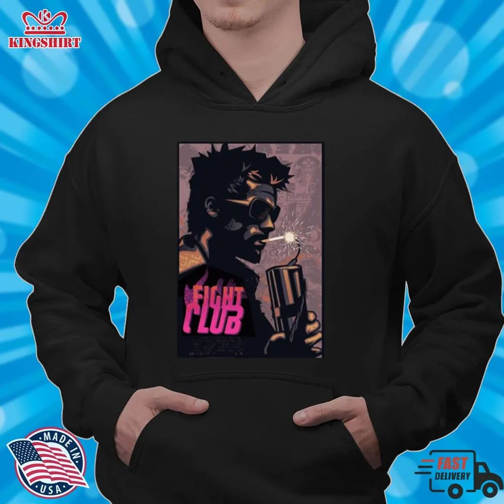 Fight Club Tyler Durden Smoking A Dynamite Shirt