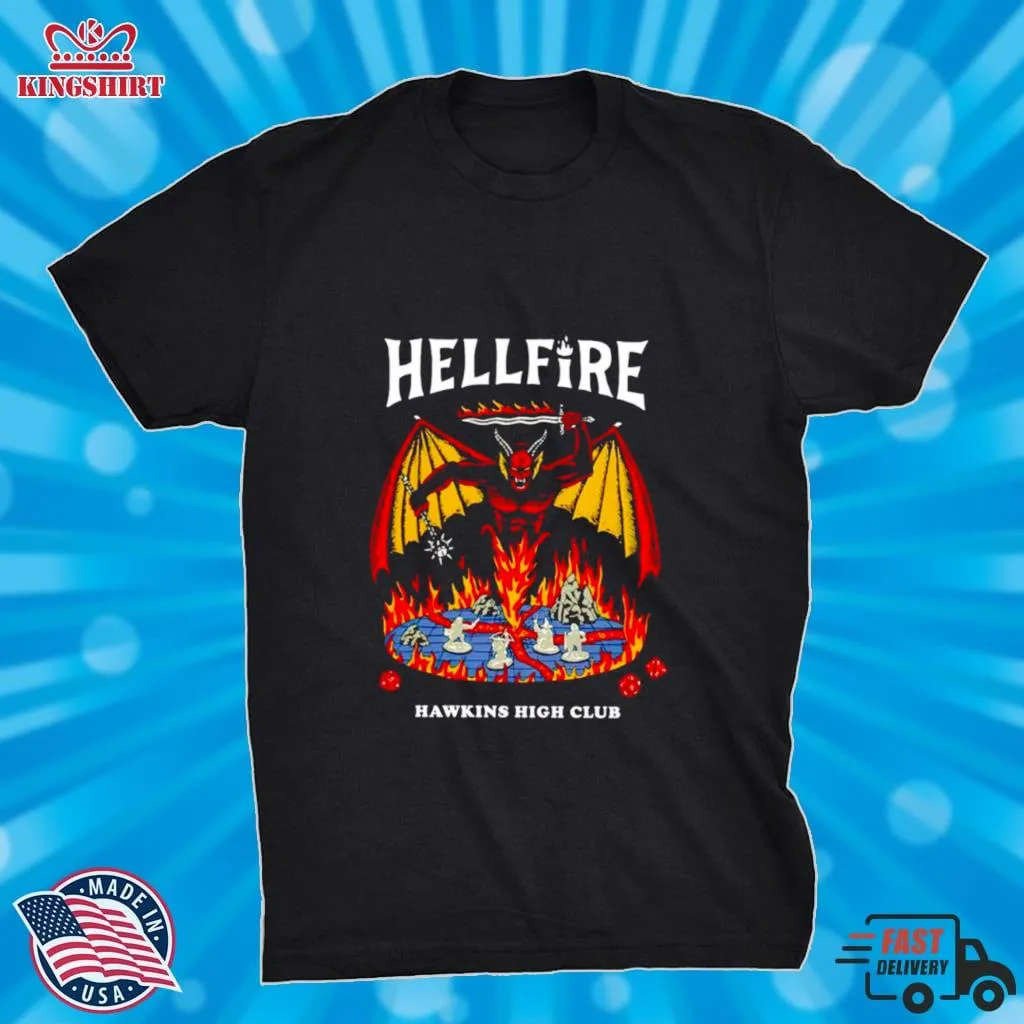 Hellfire Hawkins High Club Shirt Plus Size