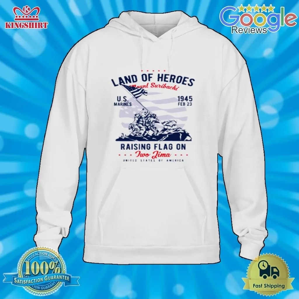 Land Of Heroes Jwo Jima Shirt Plus Size