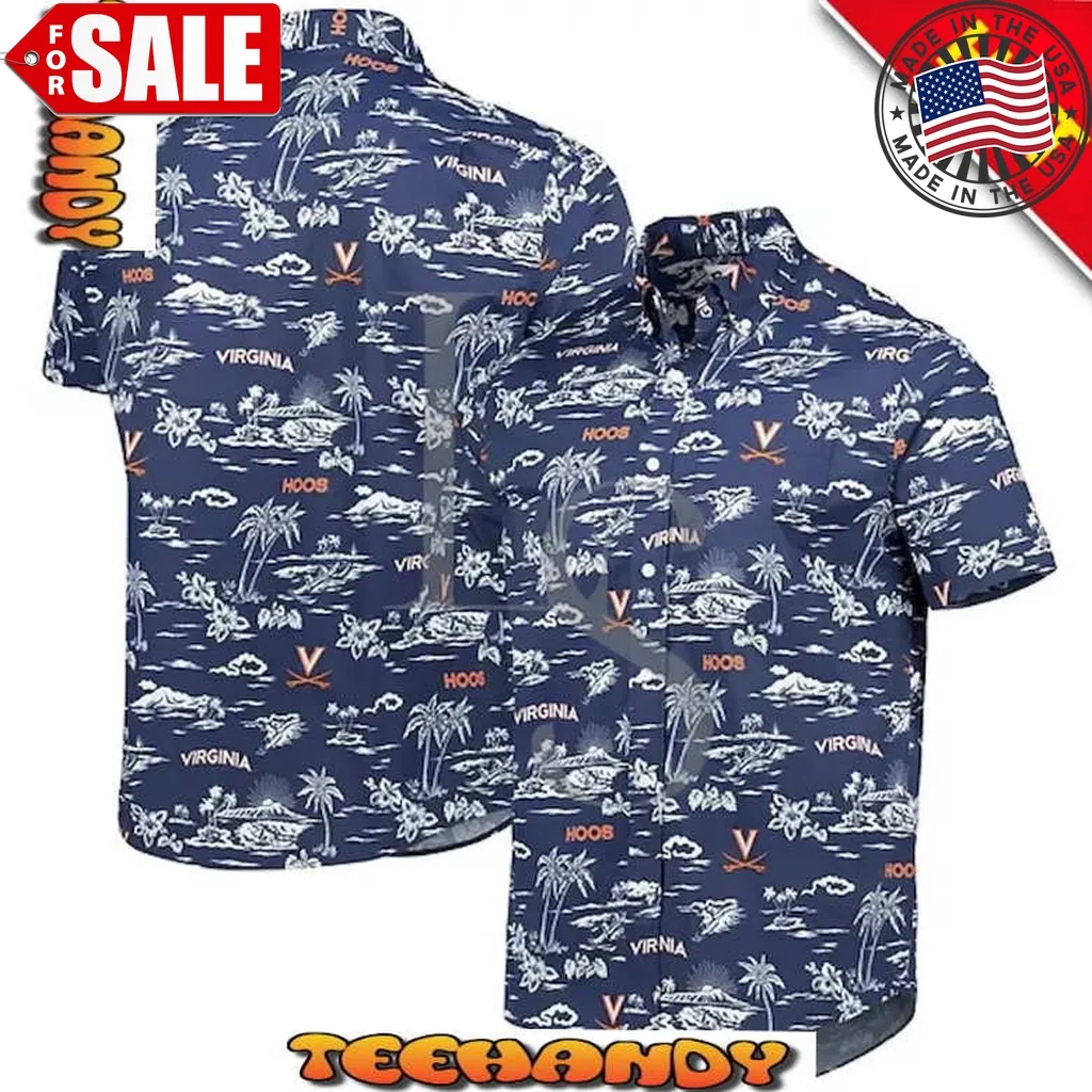 Virginia Cavaliers Island Custom Hawaiian Shirt