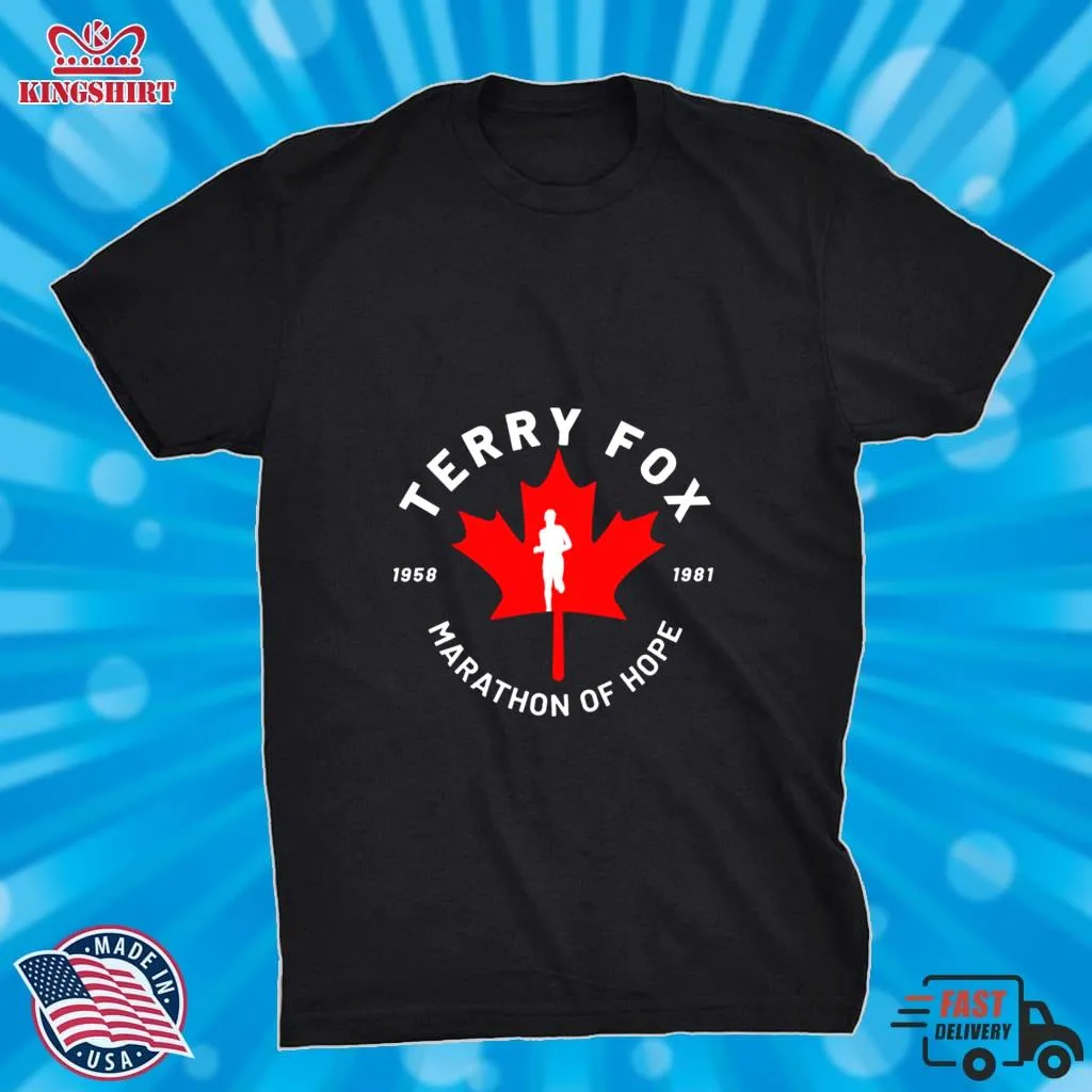 Canada Terry Fox Maple Leaf Shirt