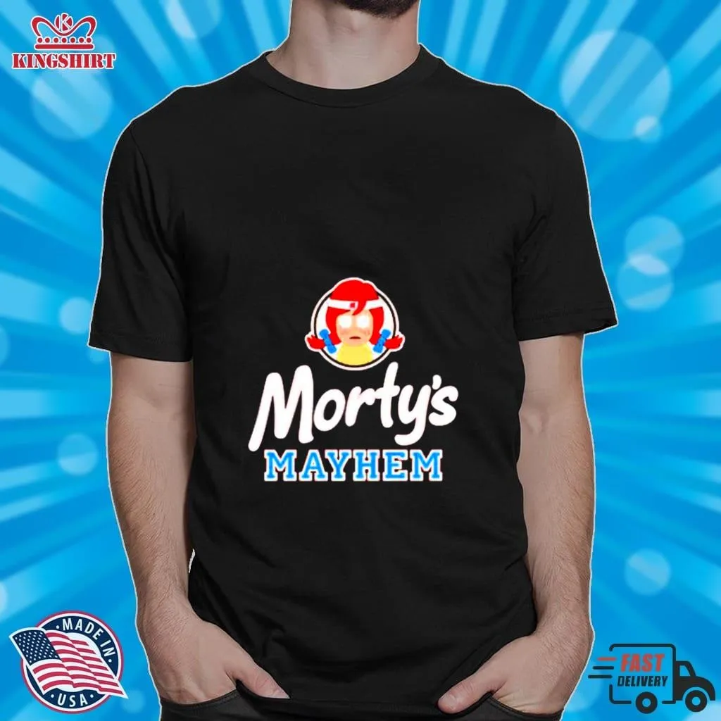 Mortys Mayhem WendyS Shirt Size up S to 4XL Dad,Son