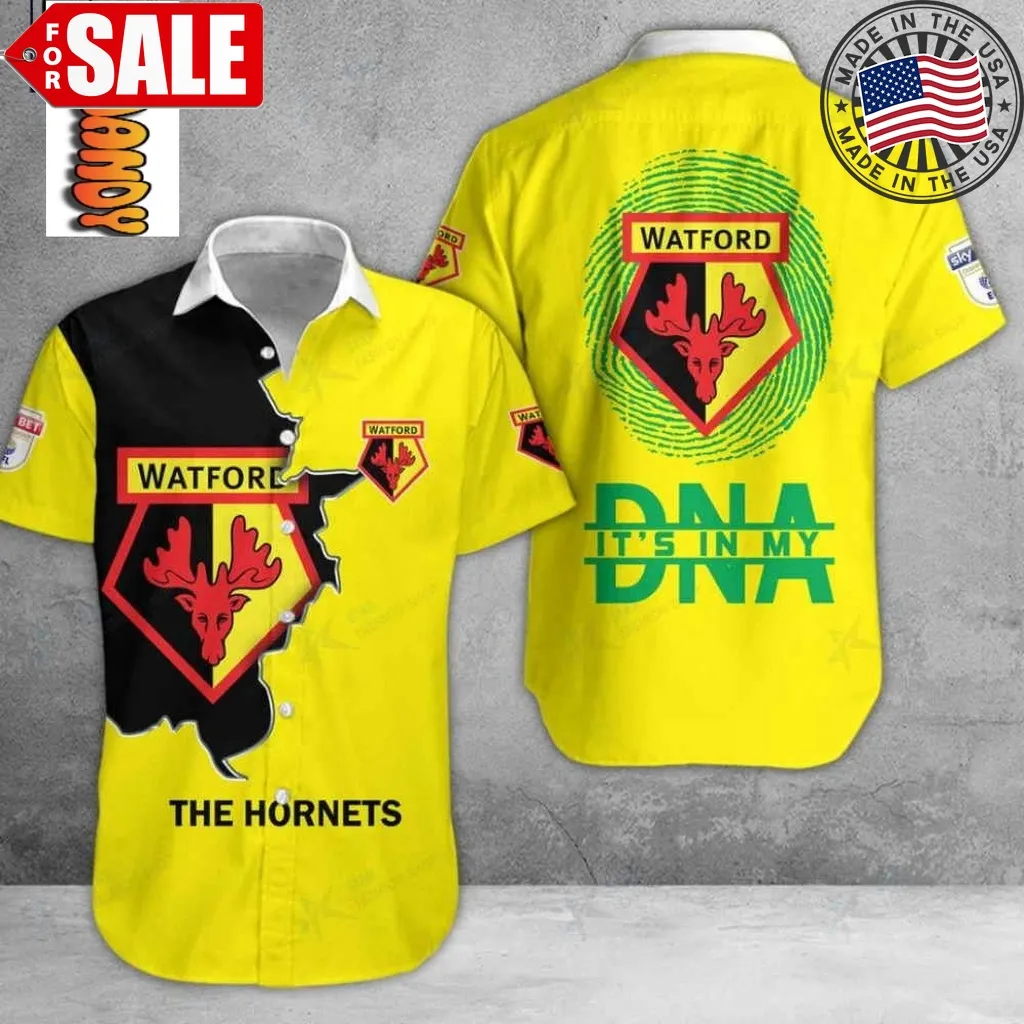 Watford The Hornets Is My Dna Hawaiian Shirt