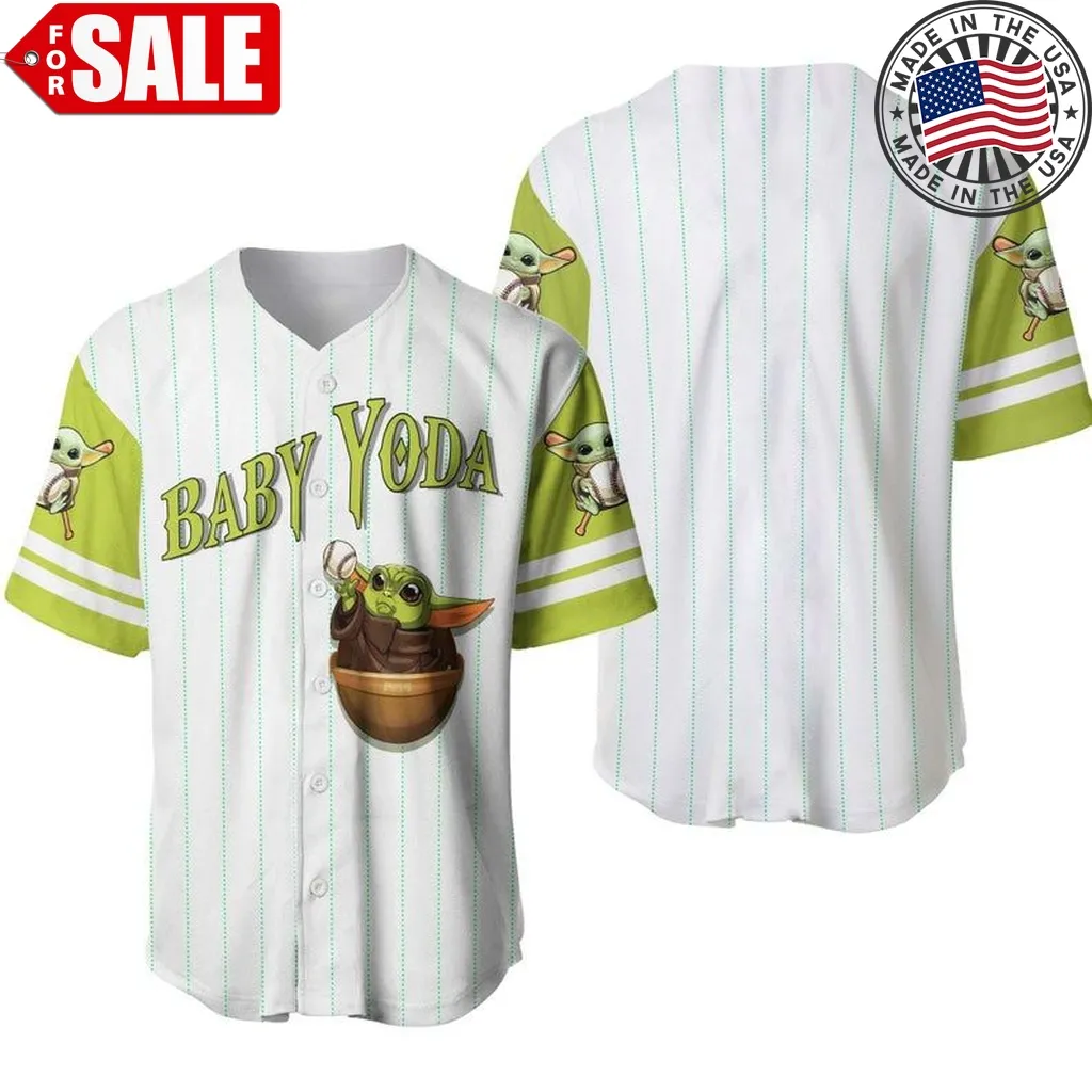 Baby Yoda Star Wars Baseball Jersey 555 Gift For Lover Jersey Plus Size Trending