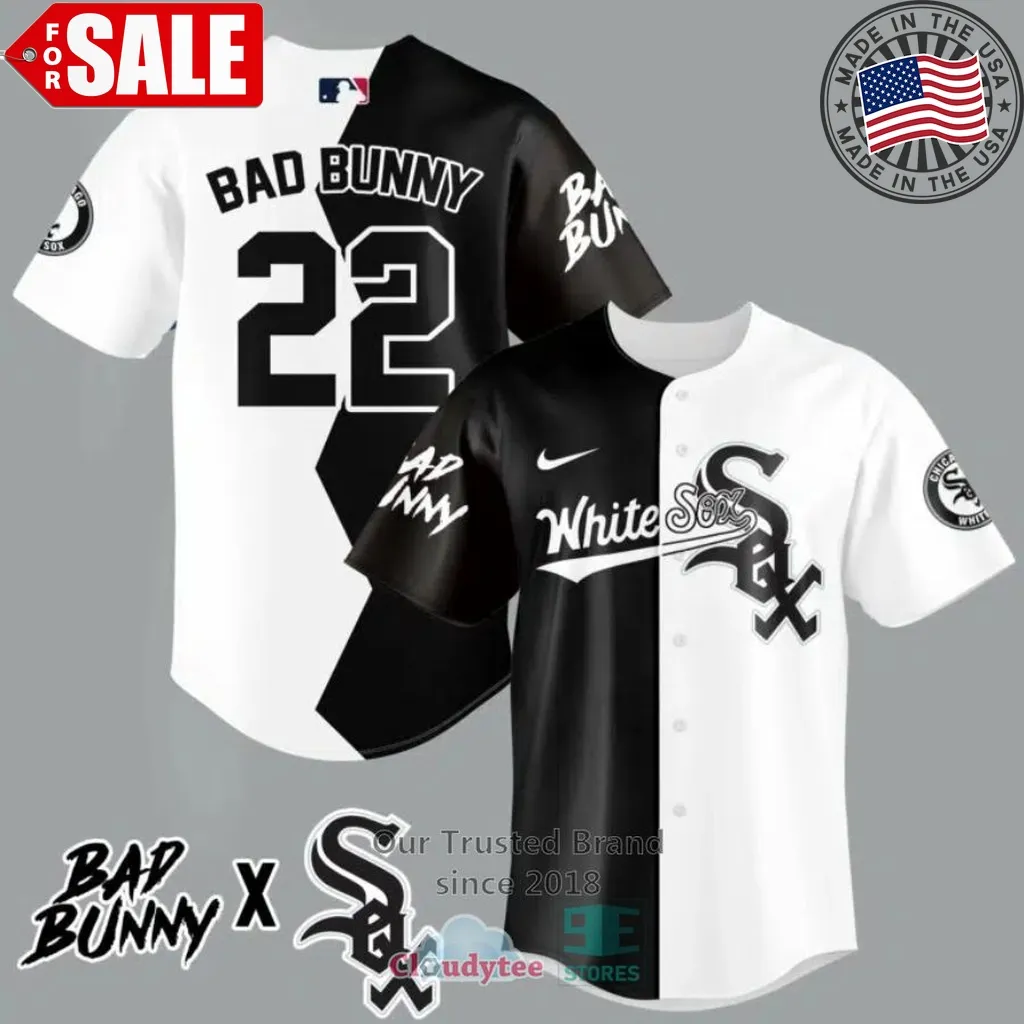 Bad Bunny And Boston Red Soand Baseball Jersey Plus Size