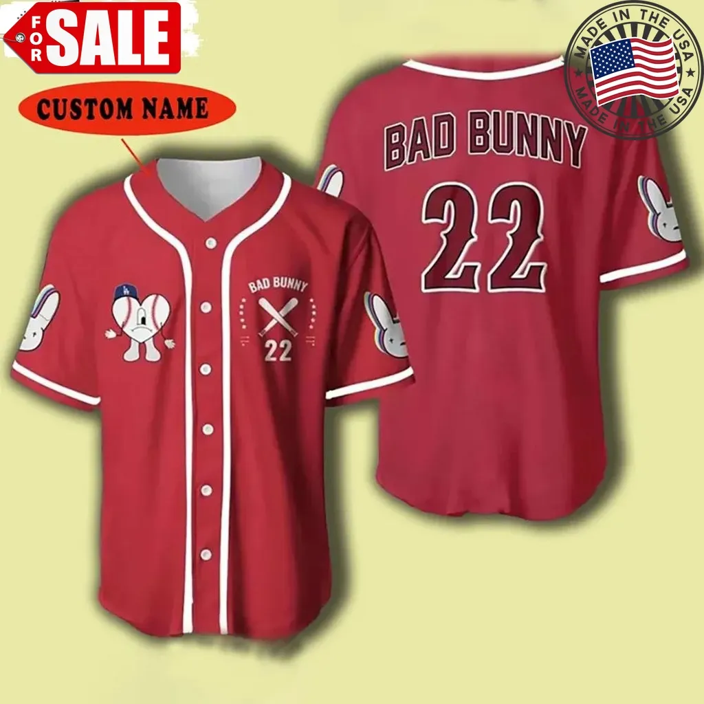 Bad Bunny Baseball Jersey Un Verano Sin Ti Jersey Basic Gift For Fans Unisex Trending