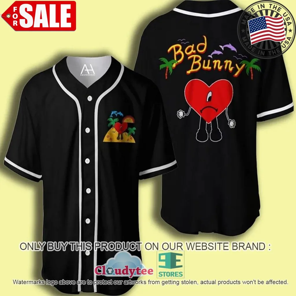 Bad Bunny Baseball Jersey Size up S to 4XL Trending