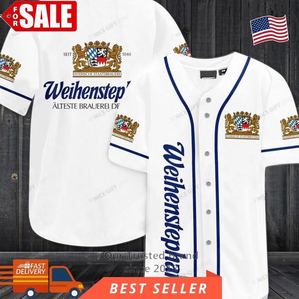 Bayerische Staatsbrauerei Weihenstephan Baseball Jersey Shirt Size up S to 5XL Trending