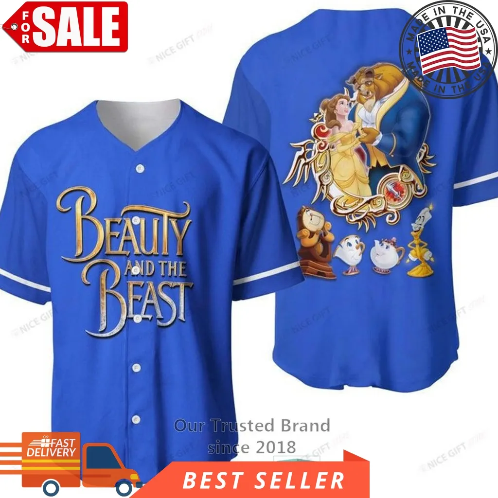 Beauty And The Beast Baseball Jersey Shirt Plus Size Trending
