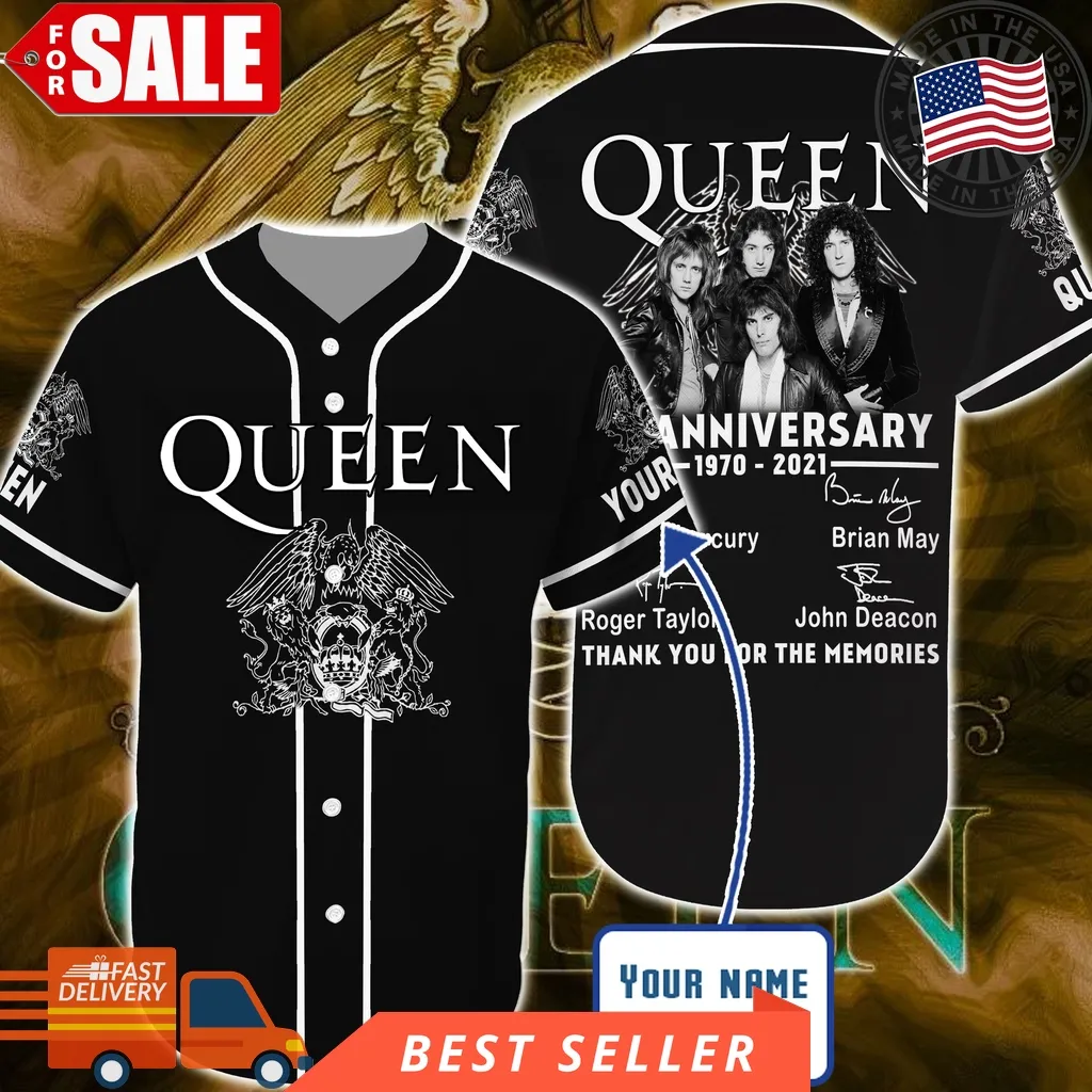 Black Queen Personalized Custom Name Baseball Tee Jersey Shirt Unisex Men Women Size up S to 5XL