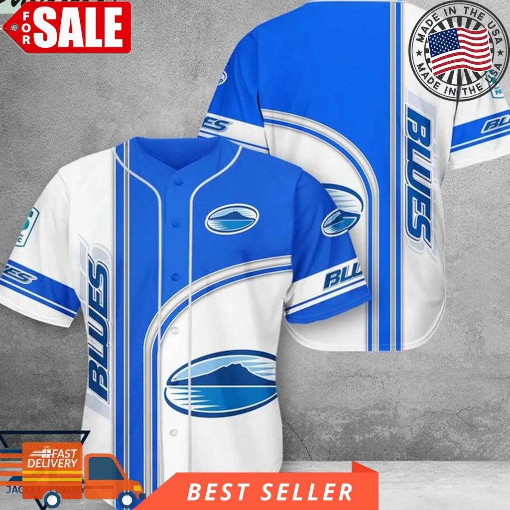 Blues Rugby Baseball Jersey