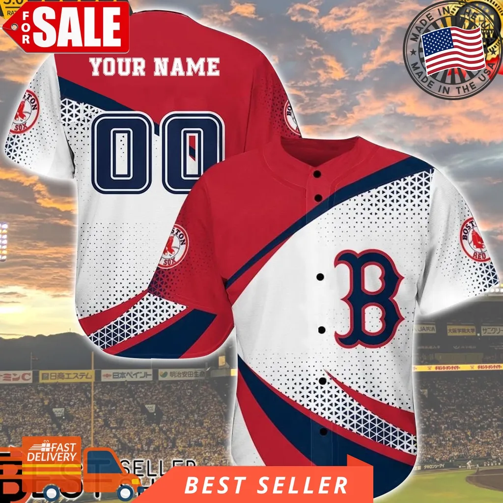 Boston Red Sox Mlb Baseball Jersey Graphic Personalized Shirt
