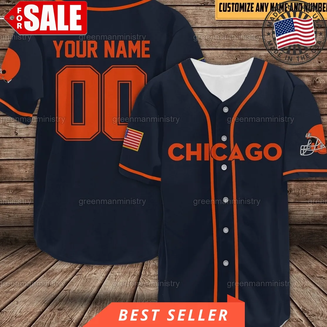 Chicago Baseball Men Jersey Sports Name And Number Personalized Jersey Shirt