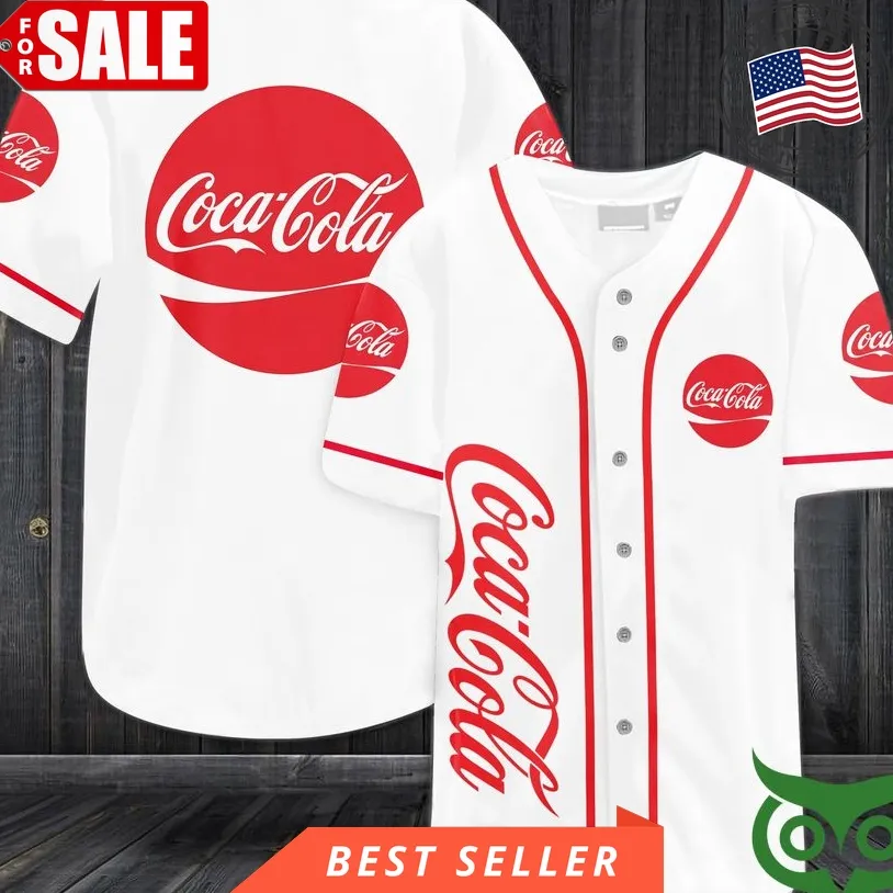 Cocacola Baseball Jersey Shirt