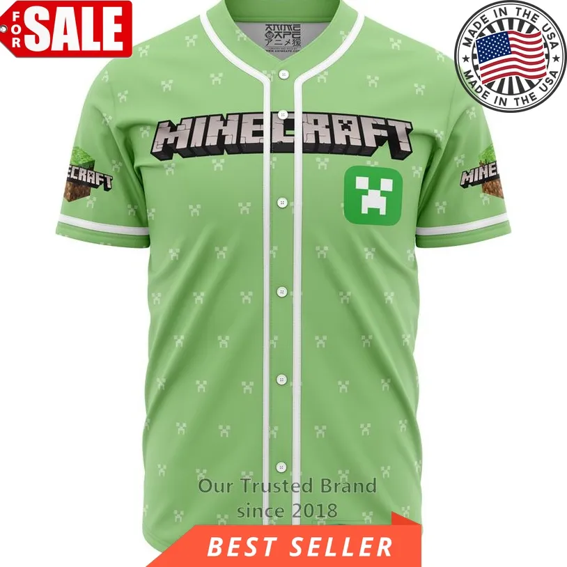 Cool Minecraft Baseball Jersey