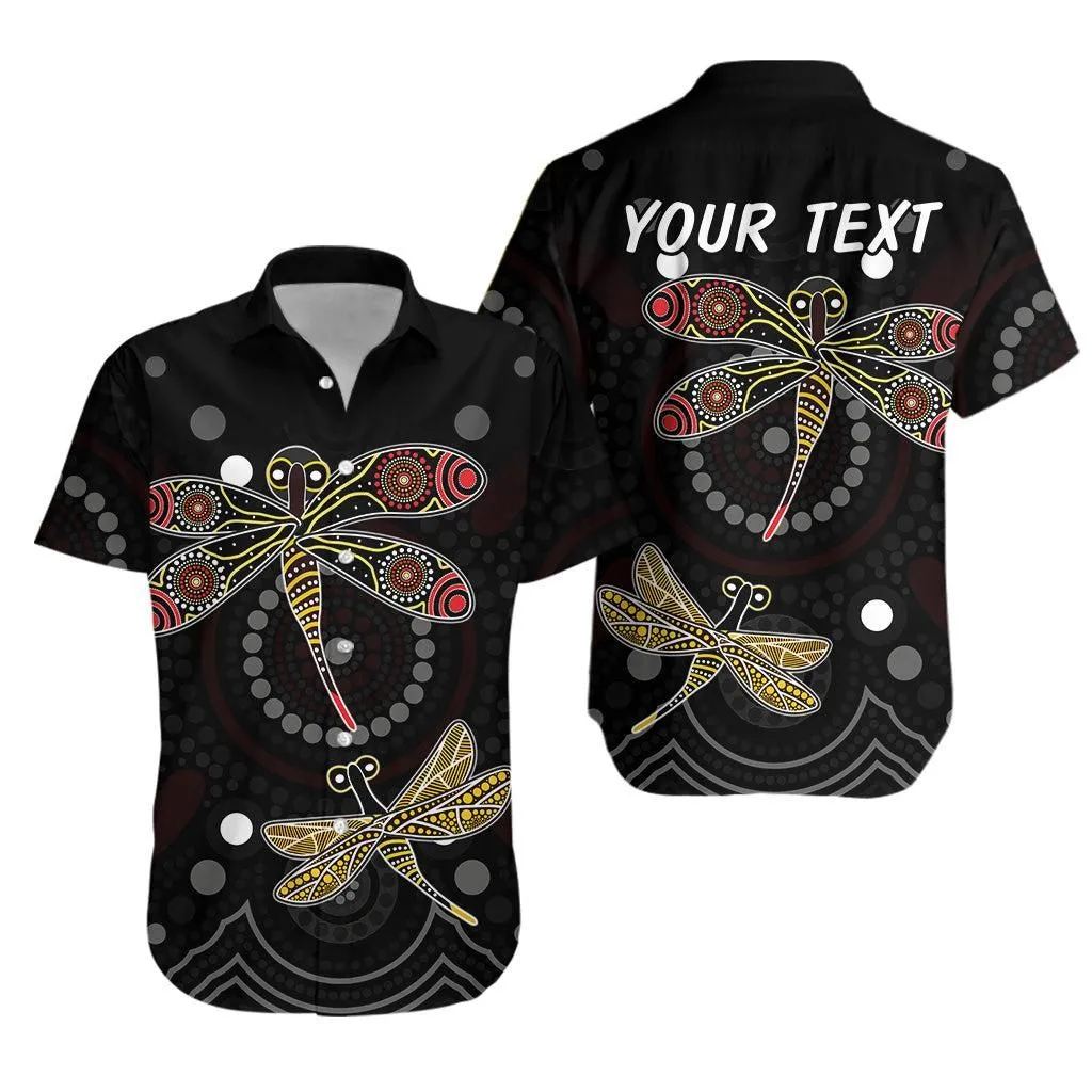 (Custom Personalised) Aboriginal Dot Hawaiian Shirt Butterfly Victory Lt13_1