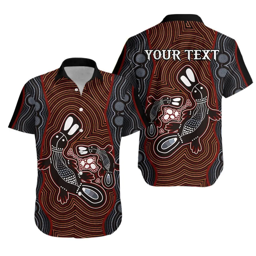 (Custom Personalised) Aboriginal Dot Hawaiian Shirt Platypus Victory Lt13_1