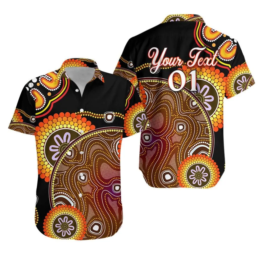 (Custom Personalised) Aboriginal Hawaiian Shirt Sun Rise Indigenous Vibes Lt8_1