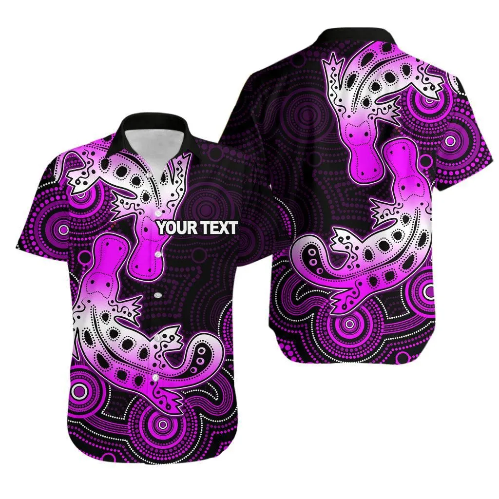 (Custom Personalised) Aboriginal Platypus Hawaiian Shirt Dot Patterns Style No1 Lt6_1