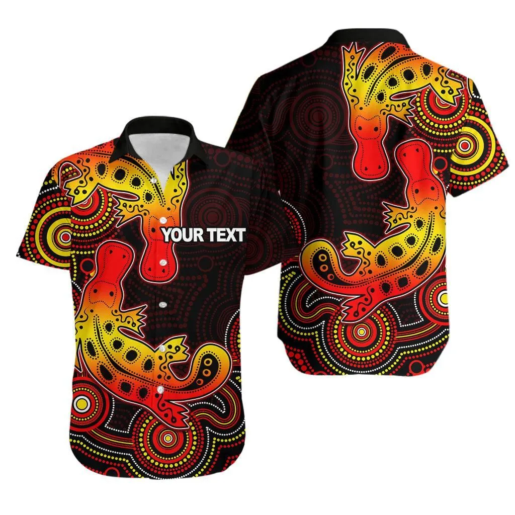 (Custom Personalised) Aboriginal Platypus Hawaiian Shirt Dot Patterns Style No2 Lt6_1