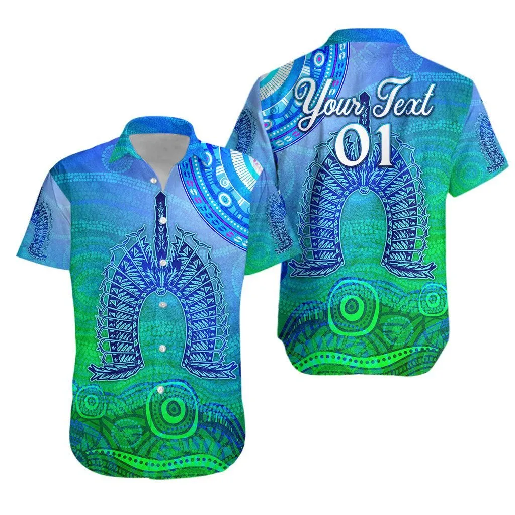 (Custom Personalised) Aboriginal Torres Strait Islands Hawaiian Shirt Wave Vibes Lt8_1