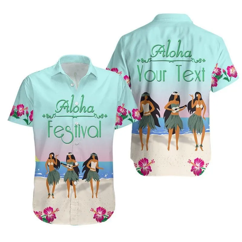 (Custom Personalised) Aloha Festival Hawaiian Shirt Hawaiian Hula Dancer Version Lt9_0