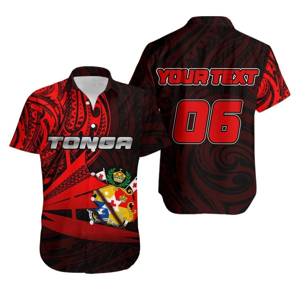 (Custom Personalised And Number) Tonga Hawaiian Shirt Kalia Polynesian No1 Lt6_1