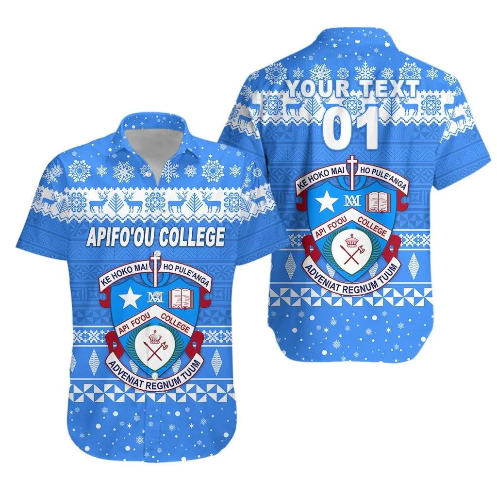 (Custom Personalised) Apifoou College Christmas Hawaiian Shirt Simple Style Lt8_1