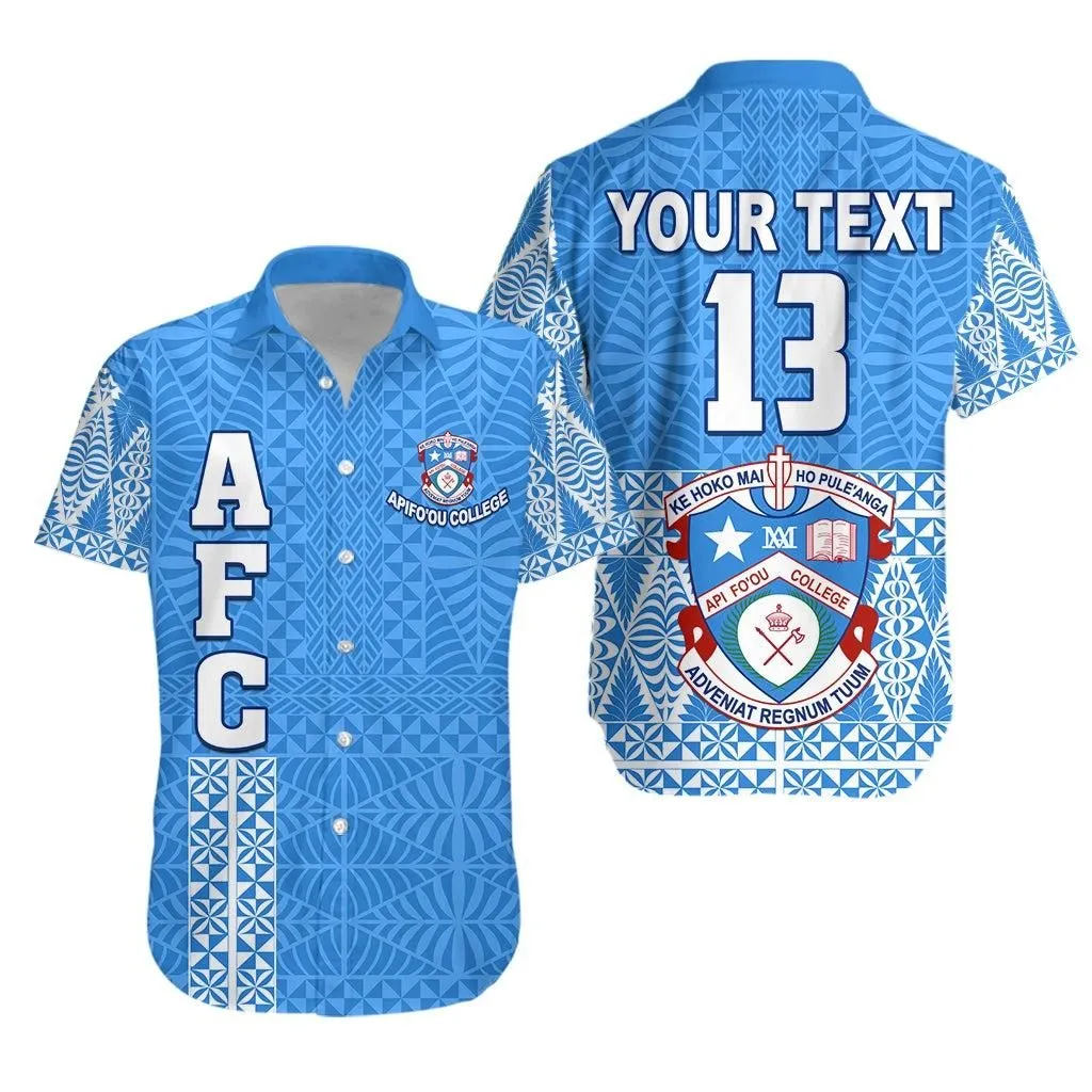 (Custom Personalised) Apifoou College Hawaiian Shirt Tongan Pattern Afc Lovers Lt13_0