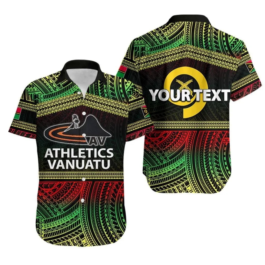 (Custom Personalised) Athletics Vanuatu Hawaiian Shirt Of Vanuatu Polynesian Patterns Lt6_1